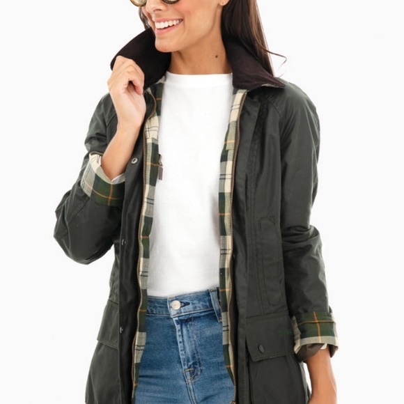 Barbour Jackets & Blazers - Barbour sage beadnell wax jacket